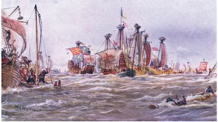 Battle of Sluys 1340 AD